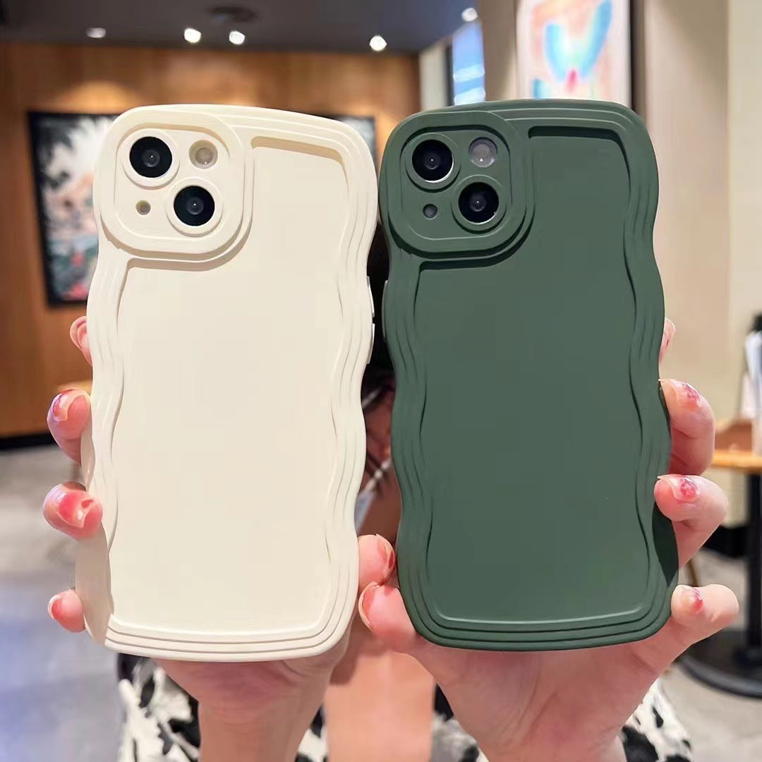 Big Wave Simple Anti-fall Advanced Color Phone Case Big Wave Simple Anti-fall Advanced Color Phone Case